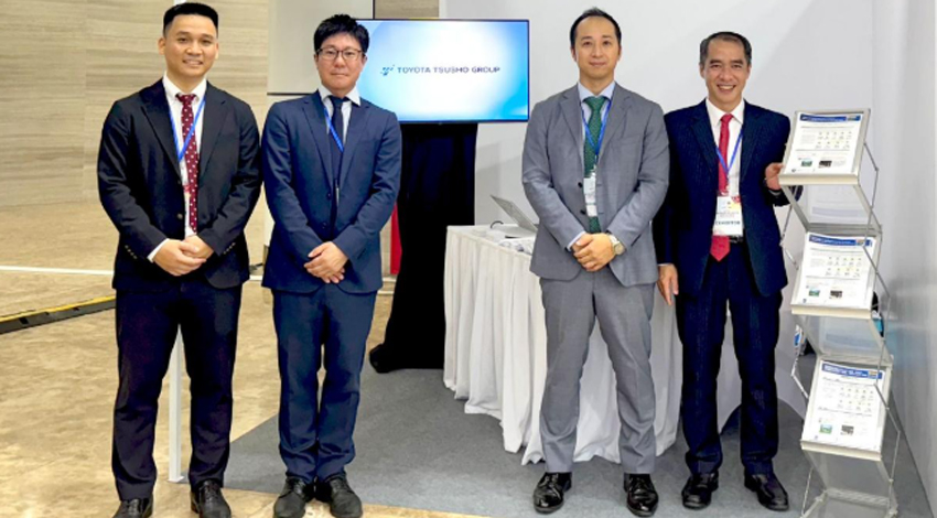 Promote our CN activities at the Vietnam International EXPO
(From left, TTVN Chuc Machinery GL, Sasaki GI Divion CDO, Takahashi (contributor of this article), Hai Power Project Development GL)
Event Date: October 1, 2025 [Vietnam] Promote our CN activities at the Vietnam International EXPO
(From left, TTVN Chuc Machinery GL, Sasaki GI Divion CDO, Takahashi (contributor of this article), Hai Power Project Development GL)